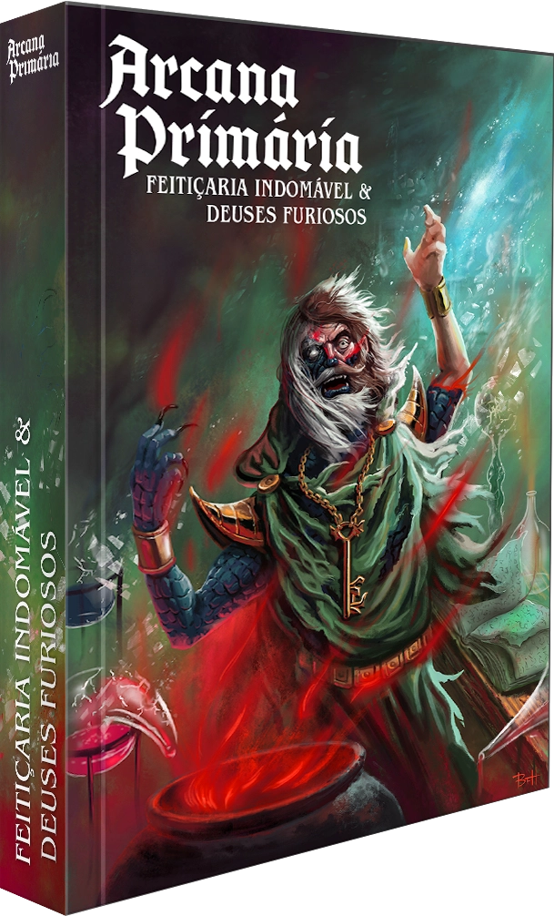 Capa de Feitiçaria Indomável & Deuses Furiosos